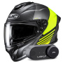 Casque Integral HJC C71 Morix MC3HSF + Kit Bluetooth Lokui K30