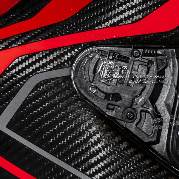 HJC F71 Carbon Nevio MC1 + Kit Bluetooth Smart 11B