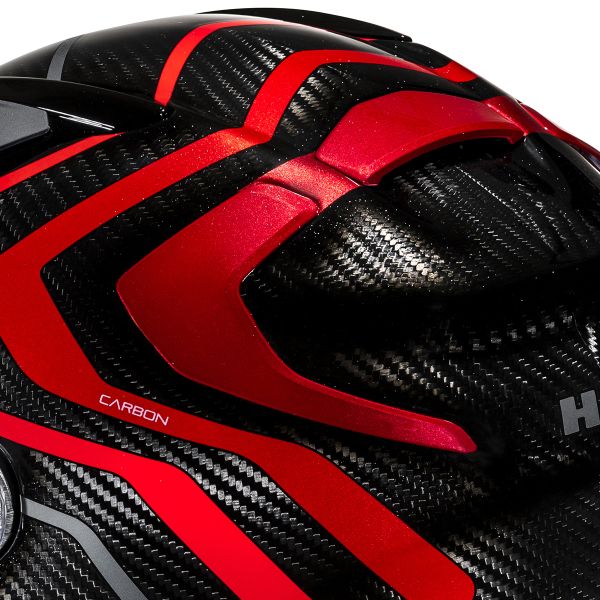 HJC F71 Carbon Nevio MC1 + Kit Bluetooth Smart 11B