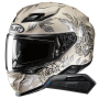 Casque Integral HJC F71 Eliz MC9SF + Kit Bluetooth Smart 11B
