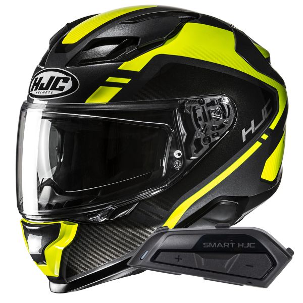 Integral HJC F71 Tozz MC3H + Kit Bluetooth Smart 21B Flat Black