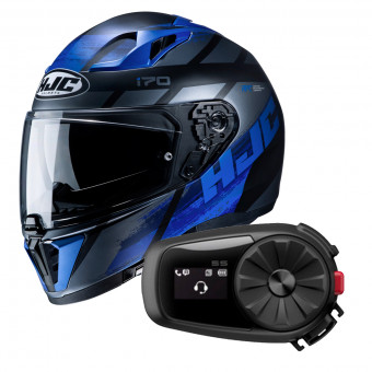 Integral HJC i70 Reden MC2SF + Kit Bluetooth Sena 5S Solo