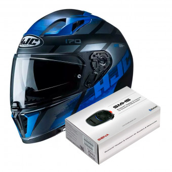 Integral HJC i70 Reden MC2SF + Kit Bluetooth Sena SMH5 Solo