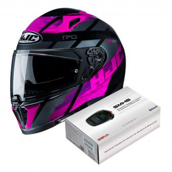 Integral HJC i70 Reden MC8 + Kit Bluetooth Sena SMH5 Solo