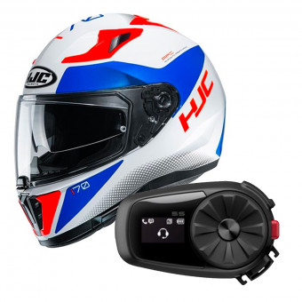 Integral HJC I70 Tas MC26H + Kit Bluetooth Sena 5S Solo