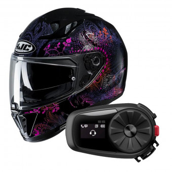 Integral HJC i70 Varok MC8 + Kit Bluetooth Sena 5S Solo