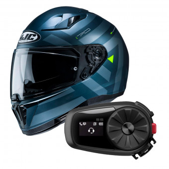Integral HJC i70 Watu MC4SF + Kit Bluetooth Sena 5S Solo