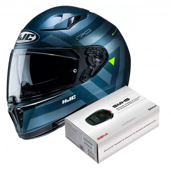 Integral HJC i70 Watu MC4SF + Kit Bluetooth Sena SMH5 Solo