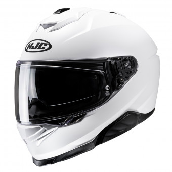 HJC i71 Semi Flat Pearl White + Kit Bluetooth Smart 21B