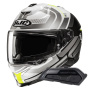 Casque Integral HJC i71 Viz MC3H + Kit Bluetooth Smart 21B