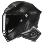 Casque Integral HJC RPHA 1 V2 Carbon Black + Kit Bluetooth BT Mini