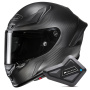 Casque Integral HJC RPHA 1 V2 Carbon Matte Black + Kit Bluetooth BT Mini