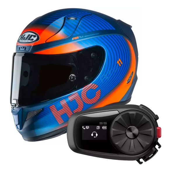 Integral HJC RPHA 11 Bine MC27SF + Kit Bluetooth Sena 5S Solo