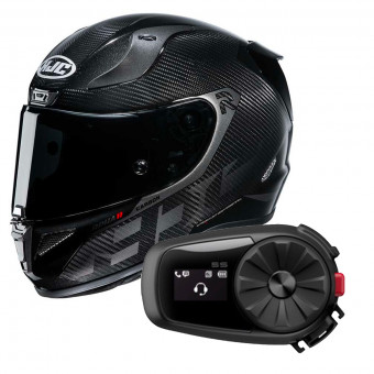 Integral HJC RPHA 11 Carbon Bleer MC5 + Kit Bluetooth Sena 5S Solo