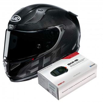 Integral HJC RPHA 11 Carbon Bleer MC5 + Kit Bluetooth Sena SMH5