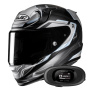 Casque Integral HJC RPHA 12 Brels MC5SF + Kit bluetooth 5R Lite