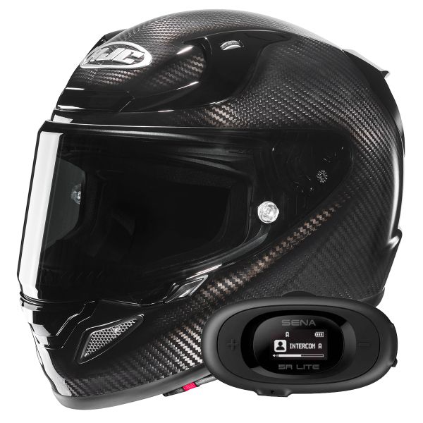 Integral HJC RPHA 12 Carbon Black+ Kit bluetooth 5R Lite Solo Integral HJC RPHA 12 Carbon Black+ Kit bluetooth 5R Lite Solo
