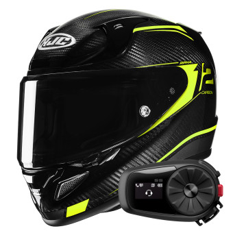 Integral HJC RPHA 12 Carbon Keres MC3H + Kit Bluetooth 5S Solo