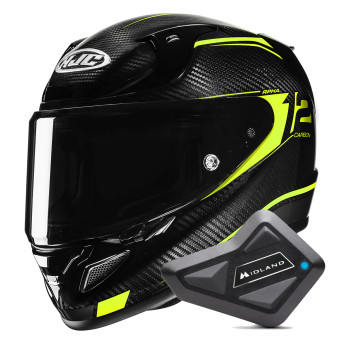 Integral HJC RPHA 12 Carbon Keres MC3H + Kit Bluetooth BT Mini