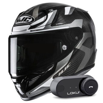 Casque Integral HJC RPHA 12 Carbon Xentra MC5 + Kit Bluetooth Lokui K30 Casque Integral HJC RPHA 12 Carbon Xentra MC5 + Kit Bluetooth Lokui K30