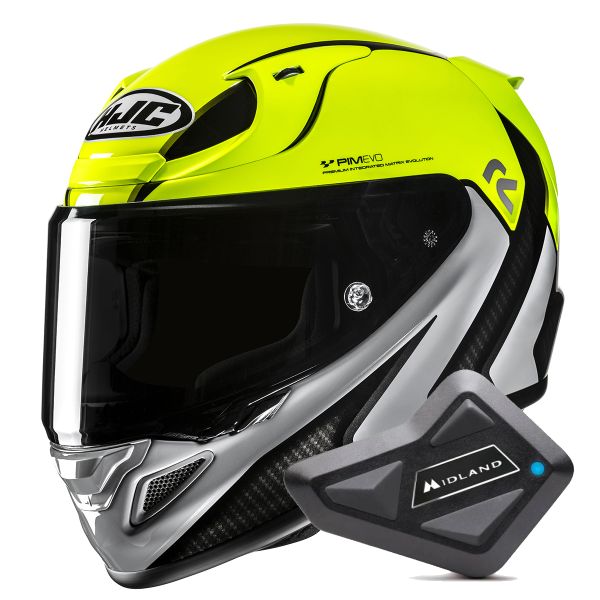 Integral HJC RPHA 12 Kos MC3H + Kit Bluetooth BT Mini