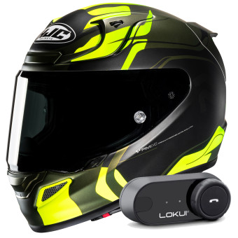 Integral HJC RPHA 12 Lawin MC4SF + Kit Bluetooth Lokui K30