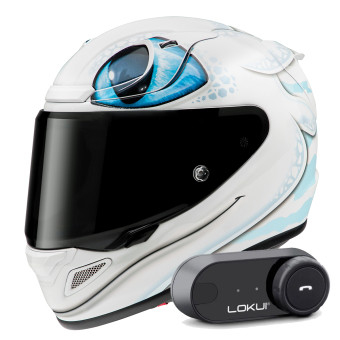 Integral HJC RPHA 12 Light Fury Universal MC2 + Kit Bluetooth Lokui K30