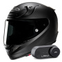 Casque Integral HJC RPHA 12 Matte Black + Kit Bluetooth Lokui K30