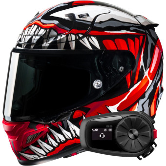 Integral HJC RPHA 12 Maximized Venom Marvel + Kit Bluetooth 5S solo