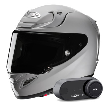 Integral HJC RPHA 12 N. Grey + Kit Bluetooth Lokui K30