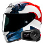 Casque Integral HJC RPHA 12 Ottin MC21SF+ Kit Bluetooth 5S Solo