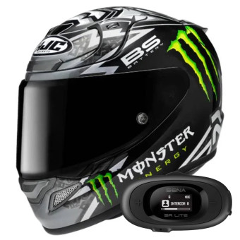Integral HJC RPHA 12 Quartararo Replica Black MC5 + Kit bluetooth 5R Lite Solo