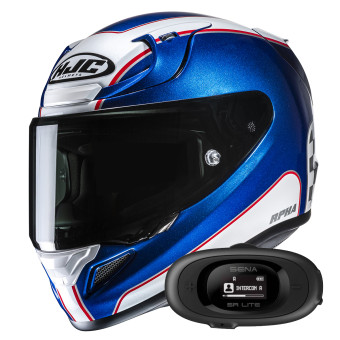 Casque Integral HJC RPHA 12 Respon MC2 + Kit bluetooth 5R Lite Casque Integral HJC RPHA 12 Respon MC2 + Kit bluetooth 5R Lite