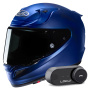 Casque Integral HJC RPHA 12 Semi Flat Metalic Blue + Kit Bluetooth Lokui K30