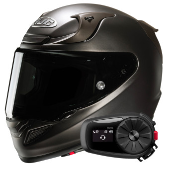 Integral HJC RPHA 12 Semi Flat Titanium+ Kit Bluetooth 5S Solo