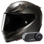 Casque Integral HJC RPHA 12 Semi Flat Titanium + Kit Bluetooth Lokui K30