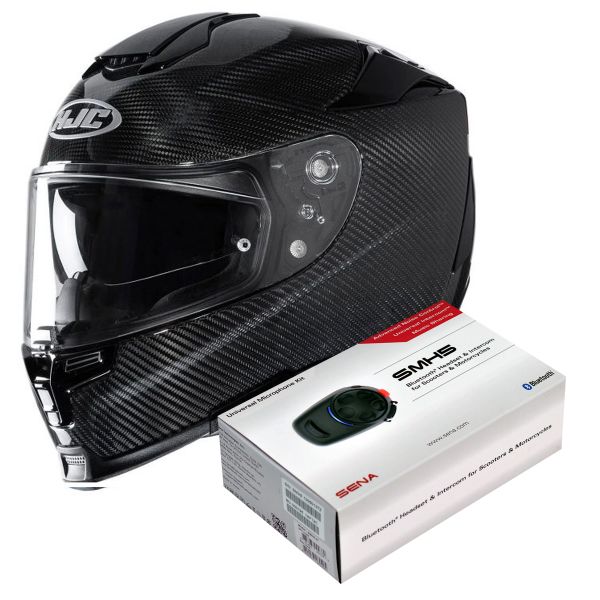 Integral HJC RPHA 70 Carbon Black + Kit Bluetooth Sena SMH5