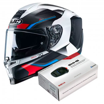 Integral HJC RPHA 70 Kosis MC21SF + Kit Bluetooth Sena SMH5