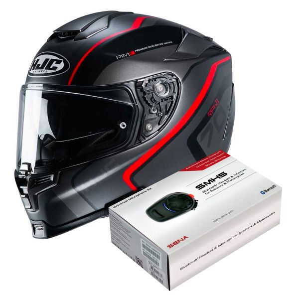 Integral HJC RPHA 70 Kroon MC1SF + Kit Bluetooth Sena SMH5