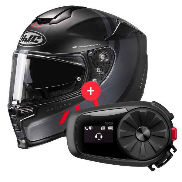 Integral HJC RPHA 70 Paika MC1SF + Kit Bluetooth 5S