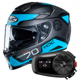Integral HJC RPHA 70 Shuky MC4SF + Kit Bluetooth Sena 5S Solo