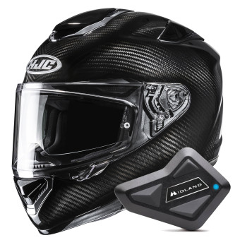 Casque Integral HJC RPHA 72 Carbon Black + Kit Bluetooth BT Mini Casque Integral HJC RPHA 72 Carbon Black + Kit Bluetooth BT Mini