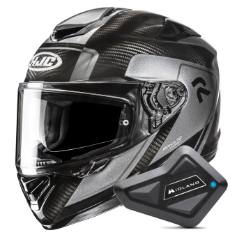 Casque Integral HJC RPHA 72 Carbon Fynex MC5 + Kit Bluetooth BT Mini Casque Integral HJC RPHA 72 Carbon Fynex MC5 + Kit Bluetooth BT Mini
