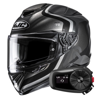 Casque Integral HJC RPHA 72 Ernem MC5 + Kit Bluetooth 5S Solo