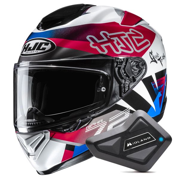 Integral HJC RPHA 72 Goldy MC21 + Kit Bluetooth BT Mini