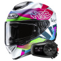Casque Integral HJC RPHA 72 Goldy MC84SF + Kit Bluetooth 5S Solo