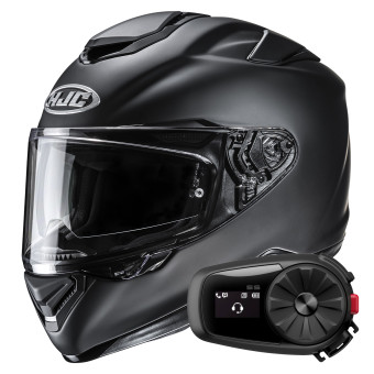 Integral HJC RPHA 72 Matte Black + Kit Bluetooth 5S Solo