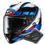 Casque Integral HJC RPHA 72 Value MC21 + Kit Bluetooth BT Mini