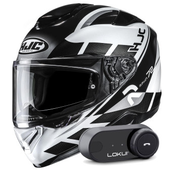 Casque Integral HJC RPHA 72 Value MC5 + Kit Bluetooth Lokui K30