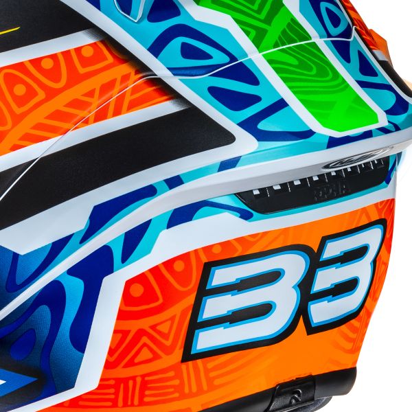 HJC RPHA1 Binder Replica 2024 MC27SF + Kit Bluetooth Lokui K30